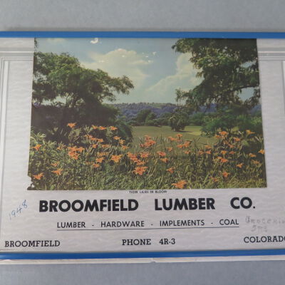 Broomfield Lumber Co. Calendar 1948