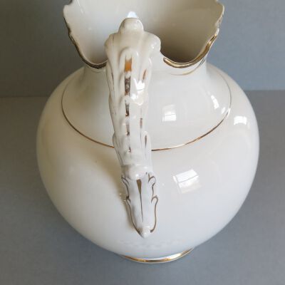Handle of pitcher.: Origsize: 12.5" (h) x 10" (w); Origformat: Artifact