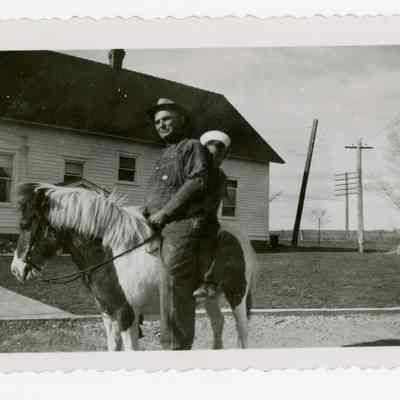 Albert and Lester K on pony