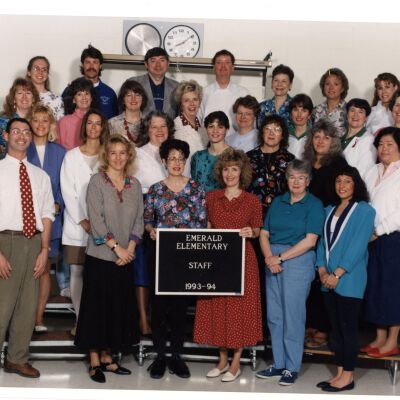 1993-94 Emerald Staff Photo