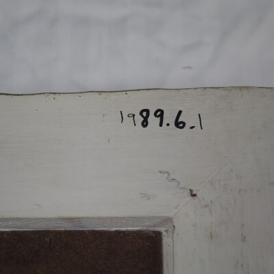 Object ID, upper PR corner, verso: Origformat: Artifact