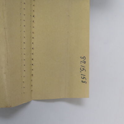 Back of pin packet.: Origformat: Artifact