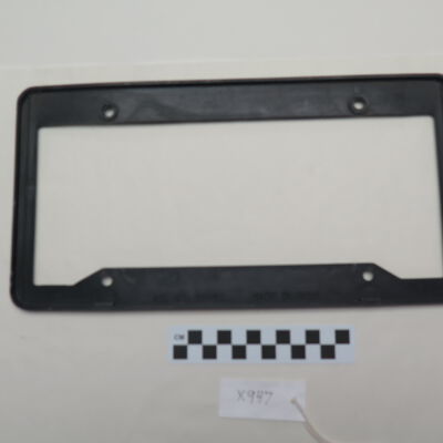 Back of frame.: Origsize: 6.25" (h) x 12.25" (; Origformat: Artifact