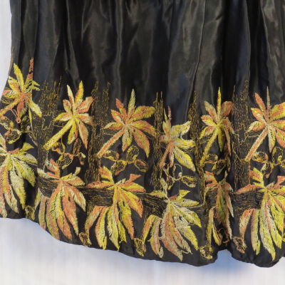Black 1920's Dress with Embroidery