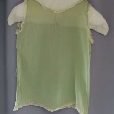 Back of chemise: Origsize: 17" (w) x 23" (l); Origformat: Artifact