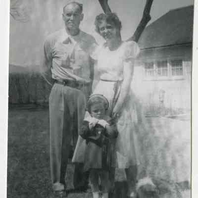 Gib and Ila Brunner with their child