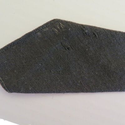 Damage on tie: Origsize: 3" (w) x 46.5" (l); Origformat: Artifact