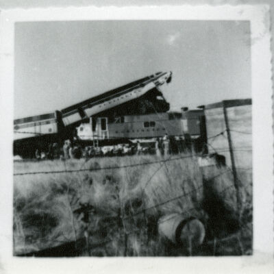 Wreckage of the 1958 Train Wreck in Broomfield