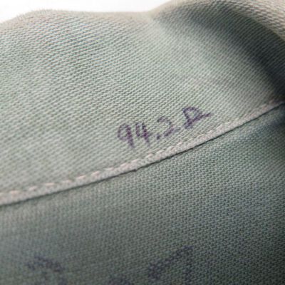 Number on shirt.: Origsize: 17" (w) x 28" (l); Origformat: Artifact