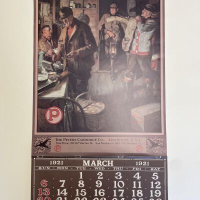 1921 Calendar Reproduction