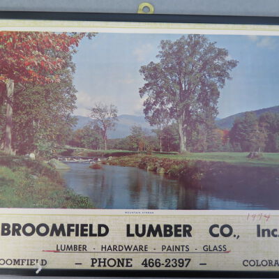 Broomfield Lumber Co. Calendar 1974