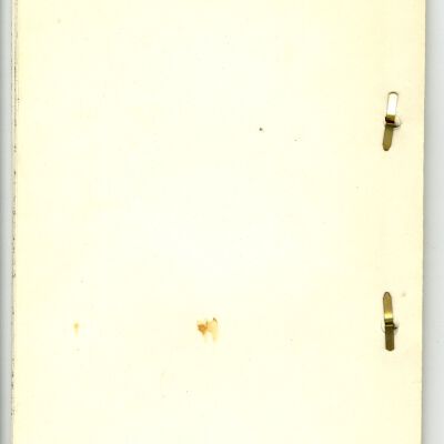 Back of cookbook.