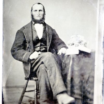 Tintype of man