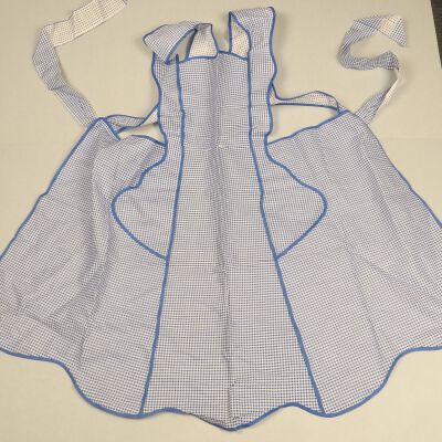 Blue Gingham Apron