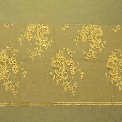 One side of lace.: Origsize: 10" (w) x 30" (l); Origformat: Artifact