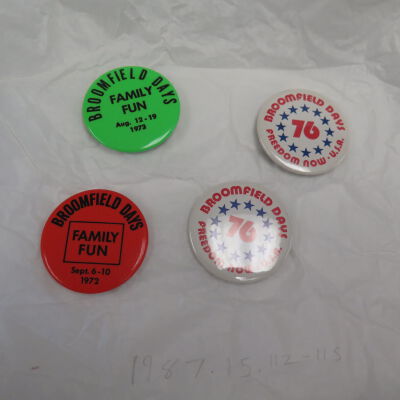 Front of buttons.: Origsize: 2.25" (dia); Origformat: Artifact