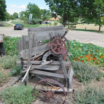 Condition: Fanning mill prior to restoration (2018-03-07)