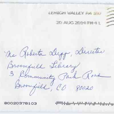 Articles Sent to Roberta Depp