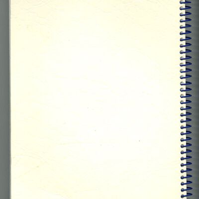 Back of cookbook.