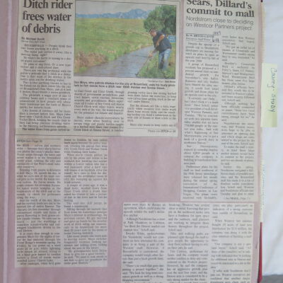 Scrapbook of Broomfield newspaper articles from June 1997- November 1997