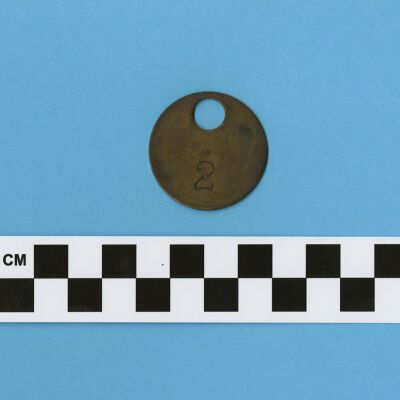 Coal Miner's Check Tag