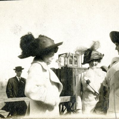 Women and men in hats