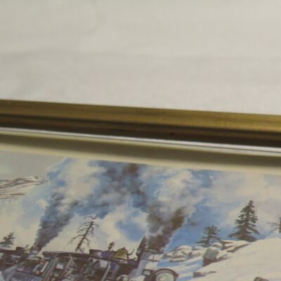 Condition: Frame separating from backing at top, recto view (2018-08-31): Origformat: Artifact