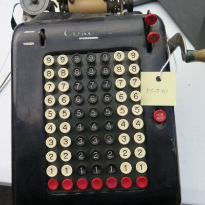 Adding machine in off-site storage