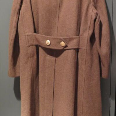 Back of overcoat.: Origsize: 46" (l); Origformat: Artifact