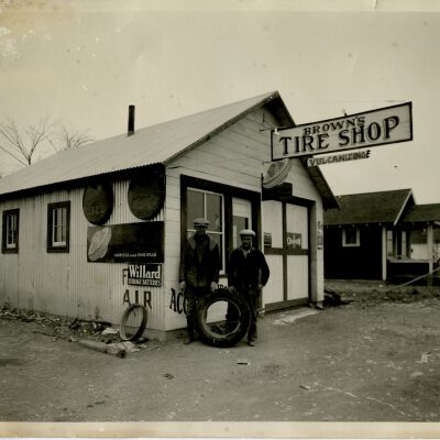 Brown's Tire - At the end of Hemlock Way on Highway U.S. 287
