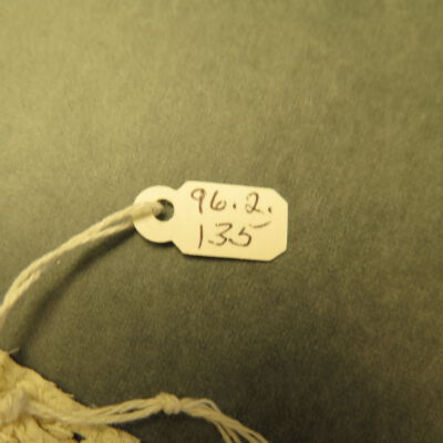 Number on crochet.: Origsize: 13.5" (diam); Origformat: Artifact