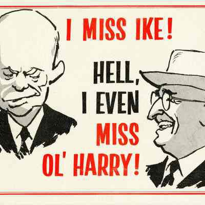 Political Comic Postcard