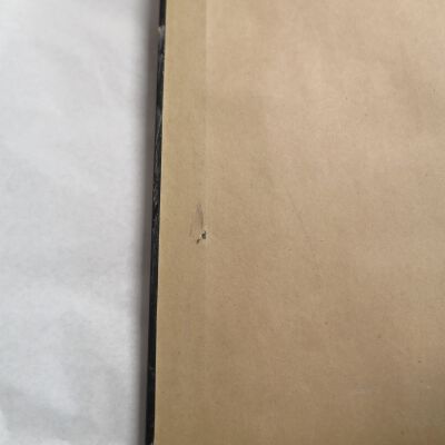 Condition: Small tear in paper backing (2018-08-29): Origformat: Artifact