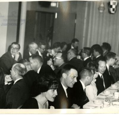 Possibly an event celebrating the start of the Broomfield Chamber of Commerce or possibly a Turnpike Land Co. or Transamerica event.