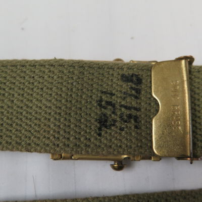 Close up of number on belt.: Origformat: Artifact