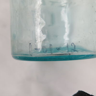 Number on jar.: Origsize: 7" (h) x 4" (dia); Origformat: Artifact