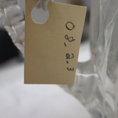 Number tag on pitcher: Origsize: 7.5" (h) x 7" (w) x; Origformat: Artifact