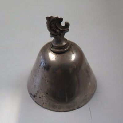 Bell: Origsize: 2.75" (h) x 2.5" (d); Origformat: Artifact