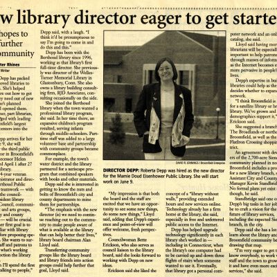 New Library director eager to get started