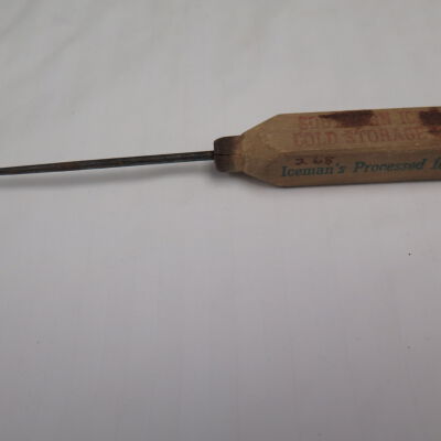 Side of ice pick.: Origsize: 0.75" (h) x 0.75" (w; Origformat: Artifact