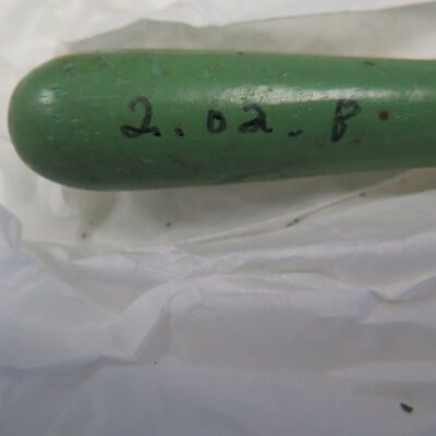 Number on knife sharpener.: Origsize: 13" (l) x 1" (dia); Origformat: Artifact