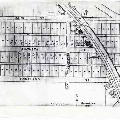 Map of Broomfield 1931