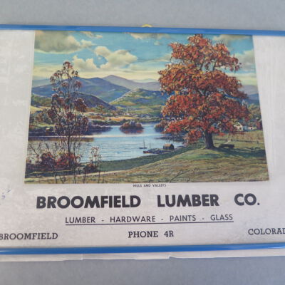 Broomfield Lumber Co. Calendar 1954