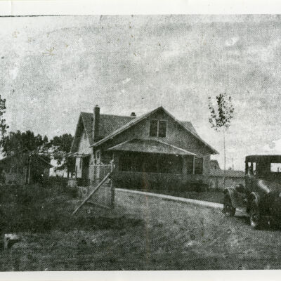 Joseph Huddart's House with Car in Driveway