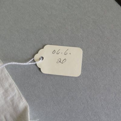 Number of lace: Origsize: 4.5" (w) x 31.5" (l; Origformat: Artifact