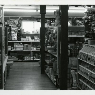 Inside of Broomfield Lumber Company, 1980: Origsize: 5" x 7"; Origformat: Print-Photographic; Resolution: 720dpi