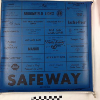 Back of chair pad.: Origsize: 14.5" (w) x 14.5" (l; Origformat: Artifact