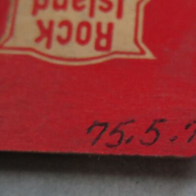 Number on matchbook.: Origsize: 1.5" (w) x 2" (l); Origformat: Artifact