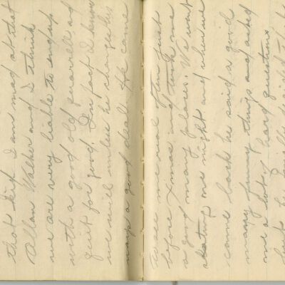 -Scanned as 300dpi jpeg by Tom Peyton as an access copy, 08/11/2015.  Pages cropped around edges by Tom Peyton, 08/19/2015.  File originally named, "2015.18.3 page 2-3 300 dpi c."  The object ID has since been changed from 2015.18.3 to 2015.18.2.
-File renamed and uploaded to PastPerfect by Kevin Smith,08/09/2016
