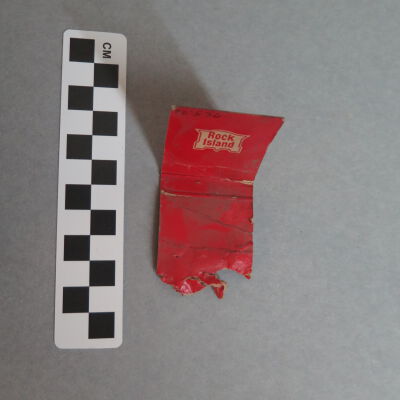 Inside of matchbook.: Origsize: 1.5" (w) x 2" (l); Origformat: Artifact